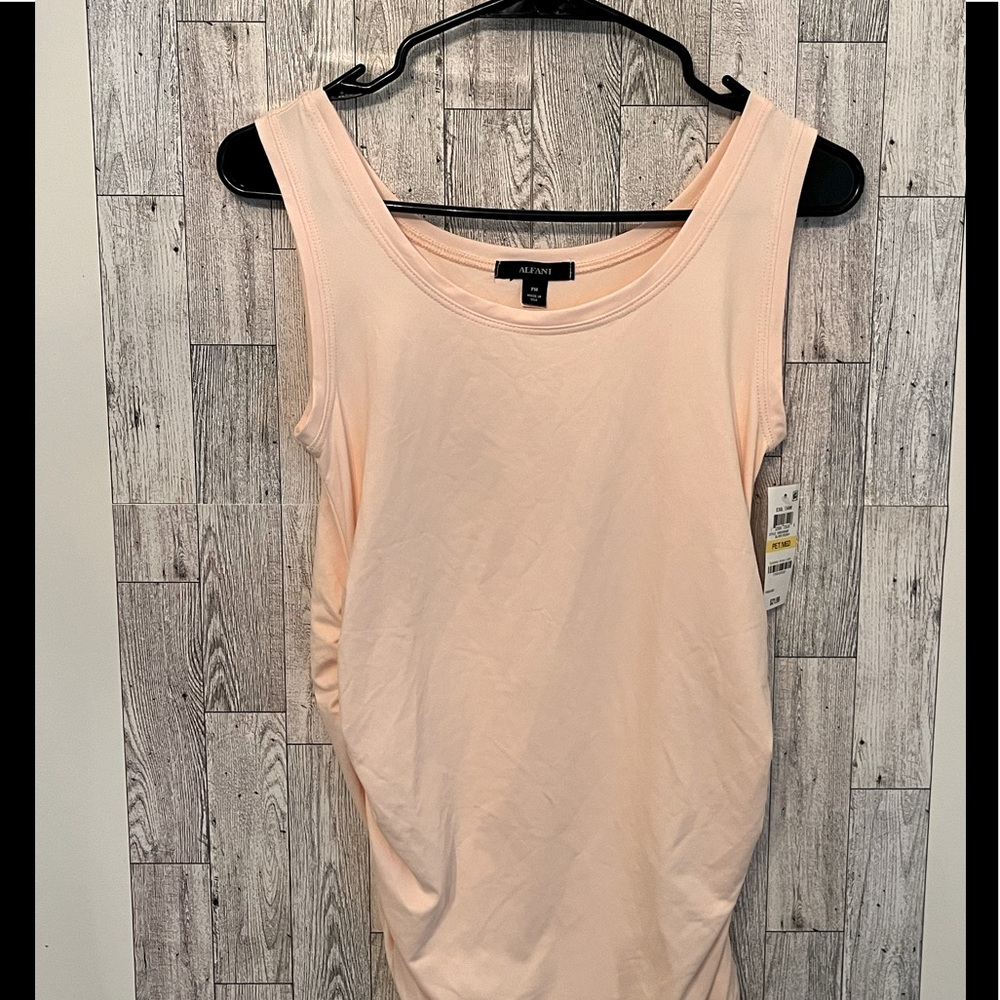 Silver peony/ very light pink:peachy color.